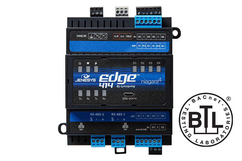 Lynxspring JENEsys Edge 414 BTL-Certified equipment controller
